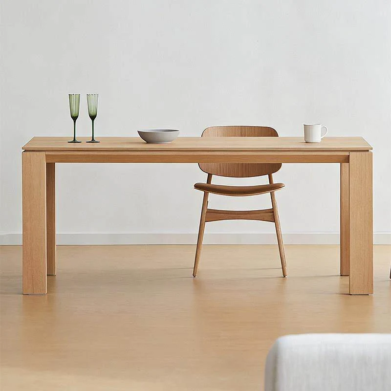 Bastion White Oak Dining Table | Modern Minimalist Design