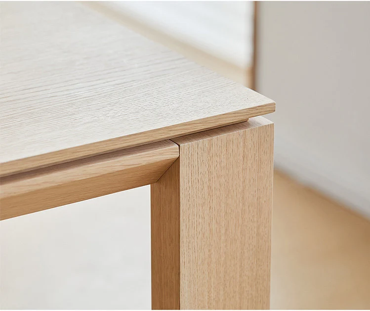 Bastion White Oak Dining Table | Modern Minimalist Design