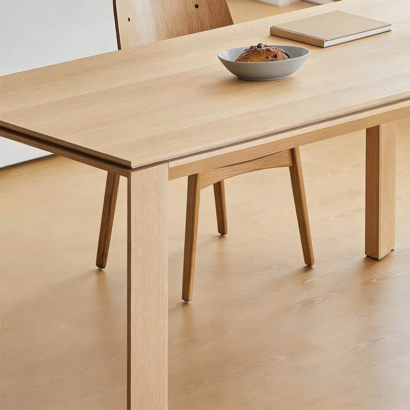 Bastion White Oak Dining Table | Modern Minimalist Design