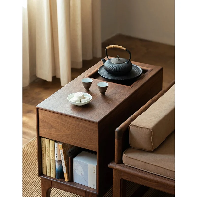 Charming Cottage black walnut Wood End Table