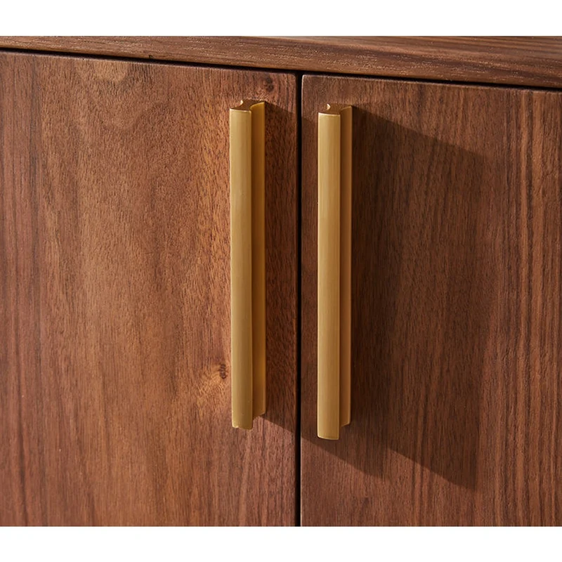 Hand-Crafted Black Walnut Wood Shoe Sideboard
