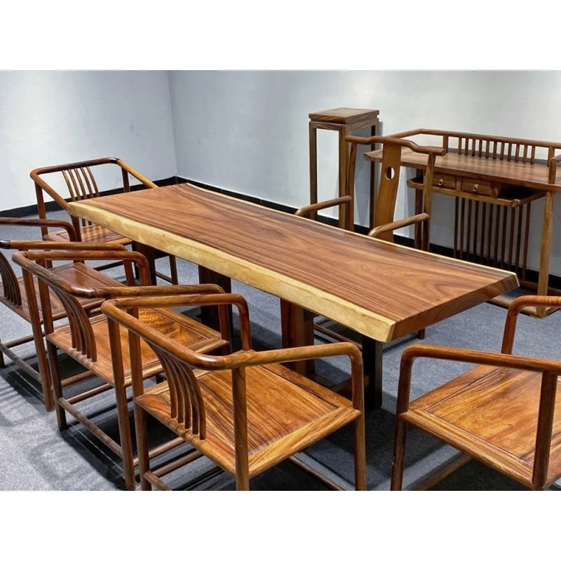 Atlas Rectangular Shape Solid American Walnut Dining Table
