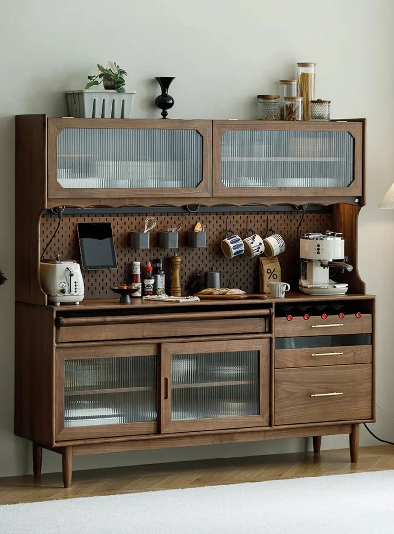 Mystique Solid American Walnut Wood Kitchen Storage Cupboard