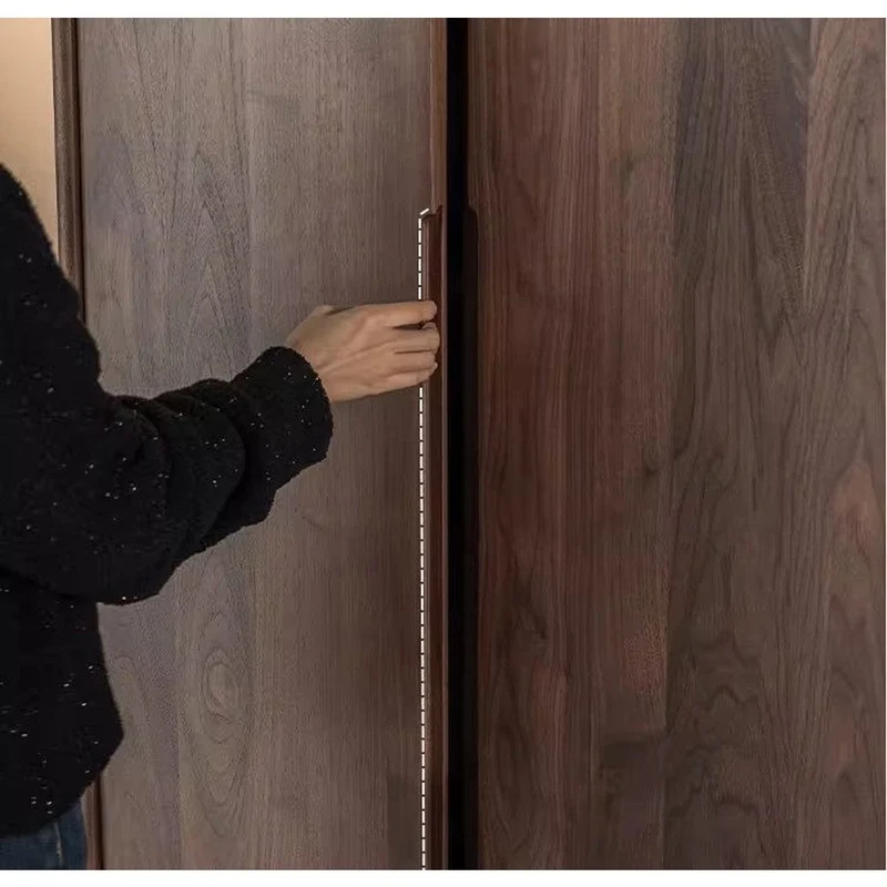 Fathom Black Walnut Wood Wardrobe