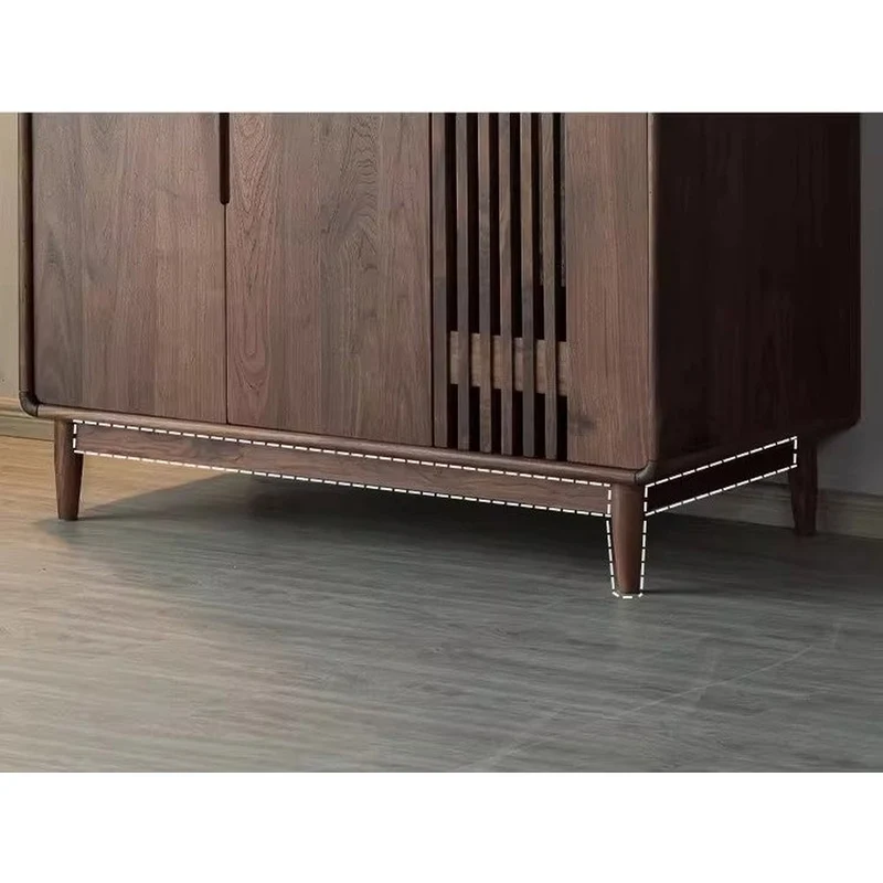 Fathom Black Walnut Wood Wardrobe