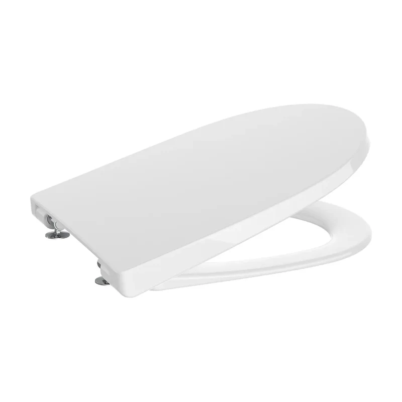 Tapa y asiento para inodoro de Supralit® con caída amortiguada y un diseño circular Ona Roca