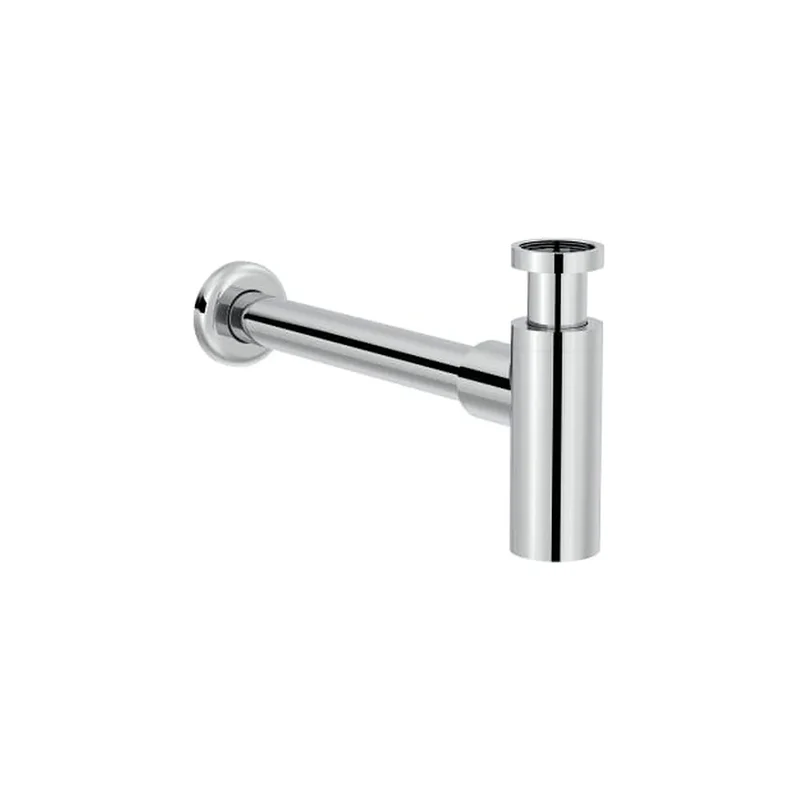 Sifón mural cilíndrico 1 1/4 para lavabo tubo 30 cm Basic Roca