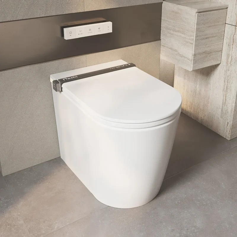 Asiento de Inodoro Inteligente Bidet Inodoro inteligente con asiento calefactable de secado ultra rápido para baño moderno iAnna SE Nashi