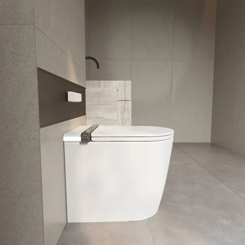 Asiento de Inodoro Inteligente Bidet Inodoro inteligente con asiento calefactable de secado ultra rápido para baño moderno iAnna SE Nashi
