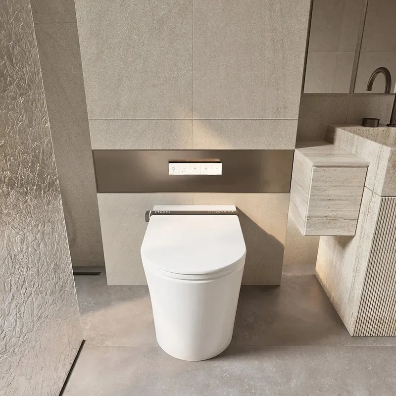 Asiento de Inodoro Inteligente Bidet Inodoro inteligente con asiento calefactable de secado ultra rápido para baño moderno iAnna SE Nashi