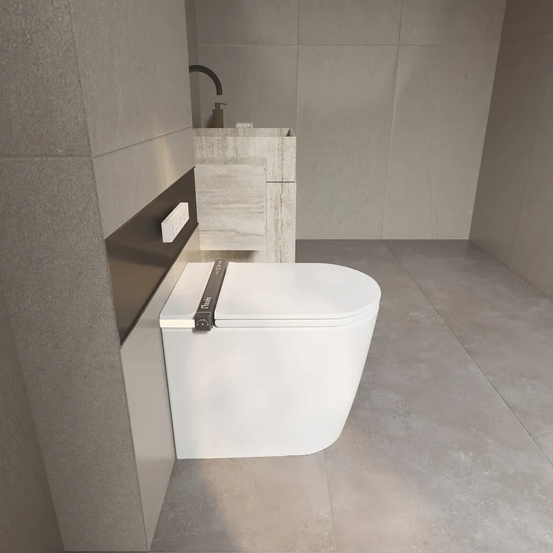 Asiento de Inodoro Inteligente Bidet Inodoro inteligente con asiento calefactable de secado ultra rápido para baño moderno iAnna SE Nashi