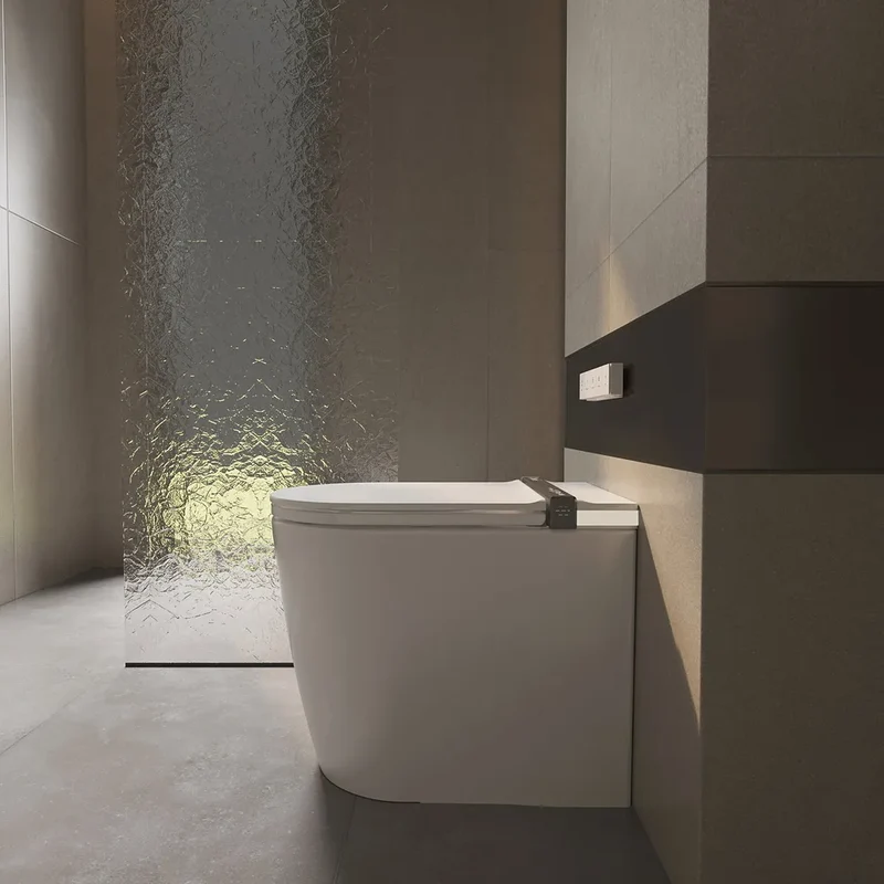 Asiento de Inodoro Inteligente Bidet Inodoro inteligente con asiento calefactable de secado ultra rápido para baño moderno iAnna SE Nashi