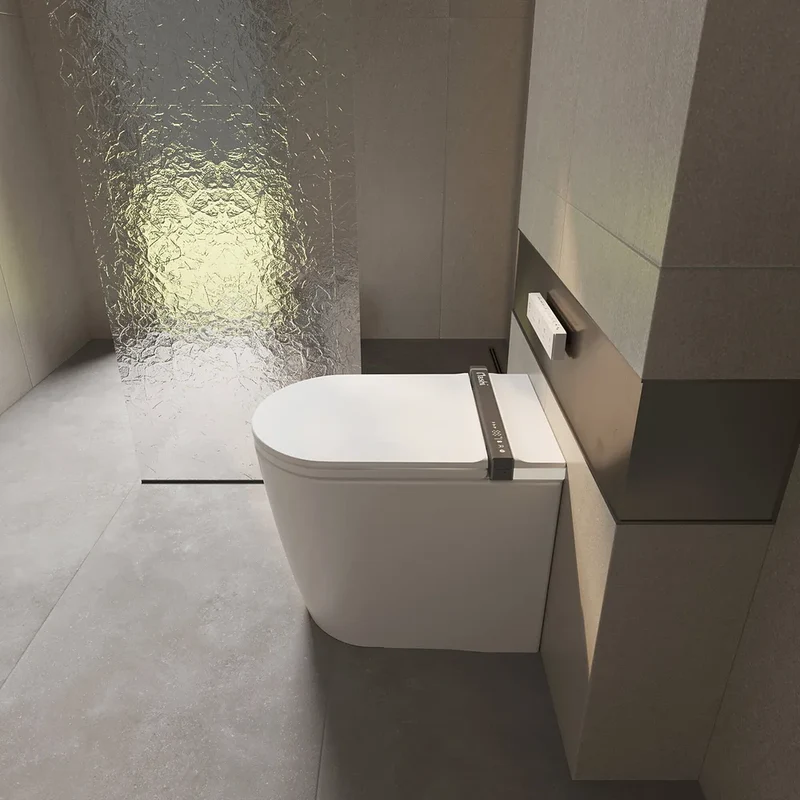 Asiento de Inodoro Inteligente Bidet Inodoro inteligente con asiento calefactable de secado ultra rápido para baño moderno iAnna SE Nashi