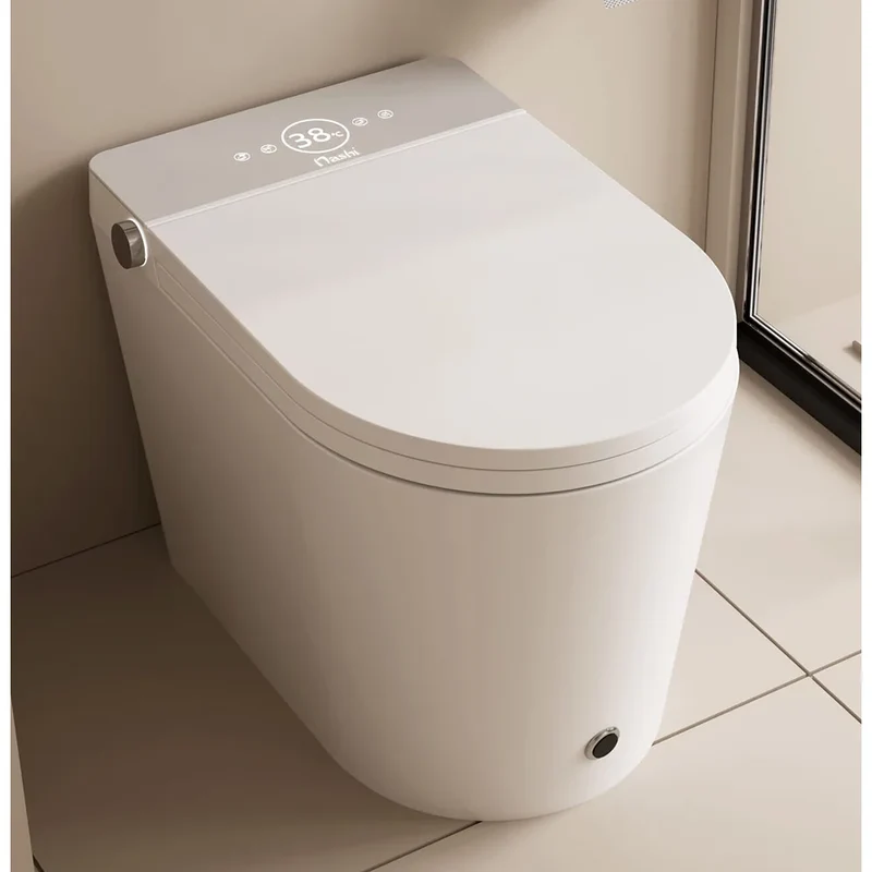 Inodoro Japonés Inteligente con sensor automático fabricado en cerámica blanca Ovian SE Nashi