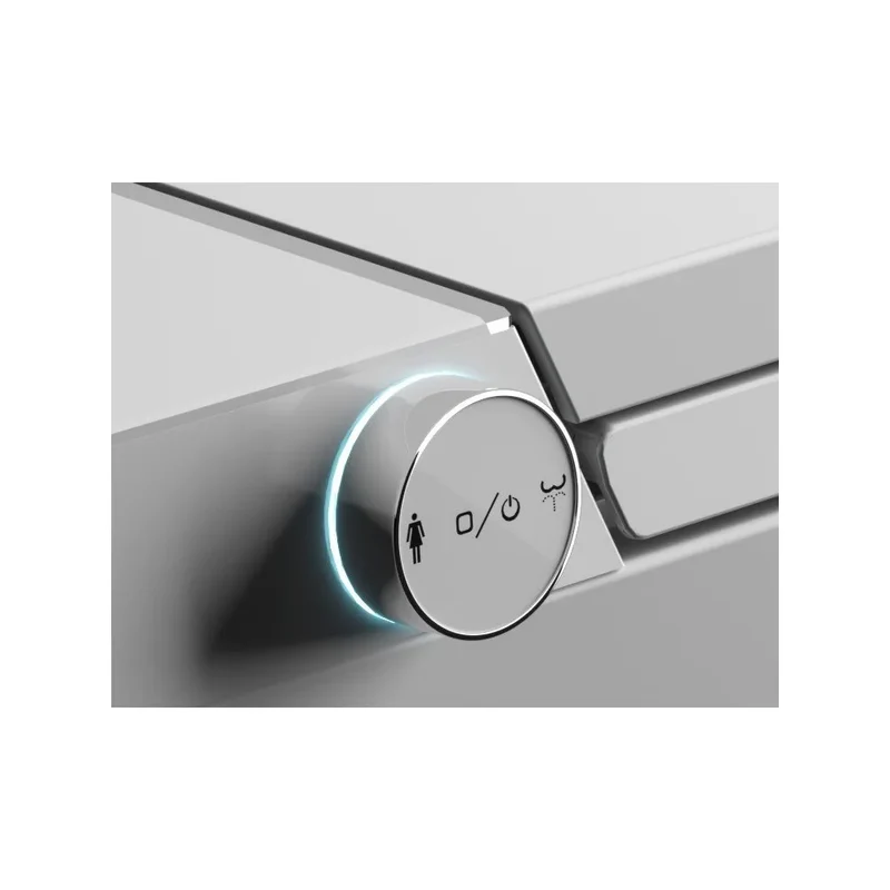 Inodoro Japonés Inteligente con sensor automático fabricado en cerámica blanca Ovian SE Nashi