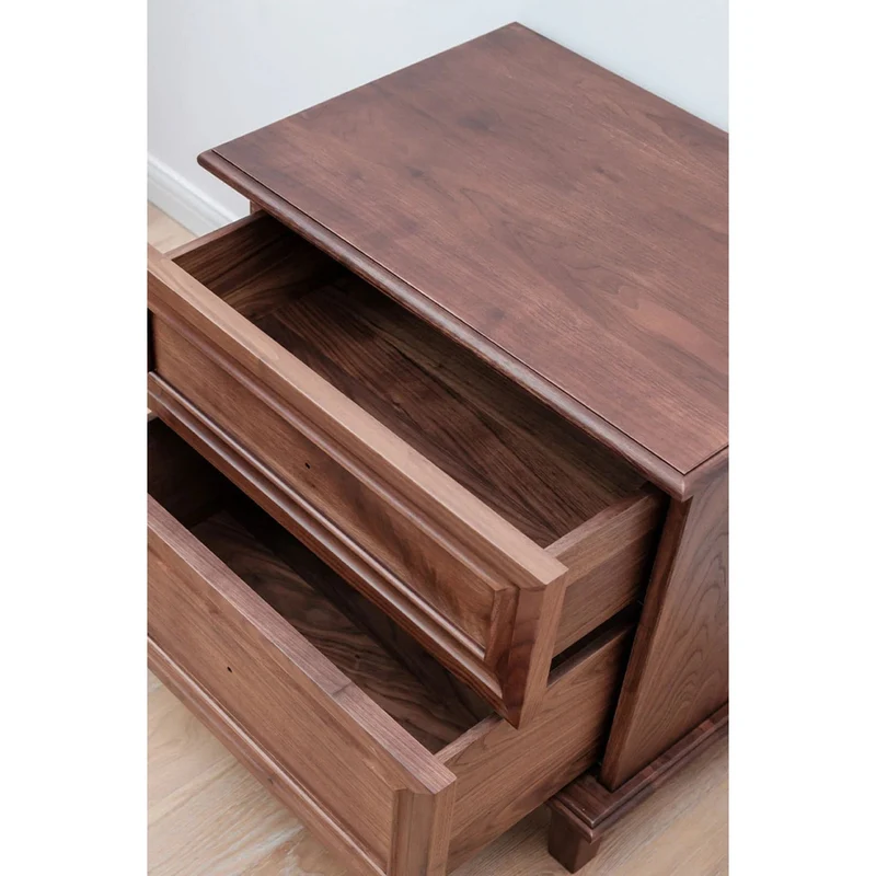 Quest Walnut Wood Nightstand