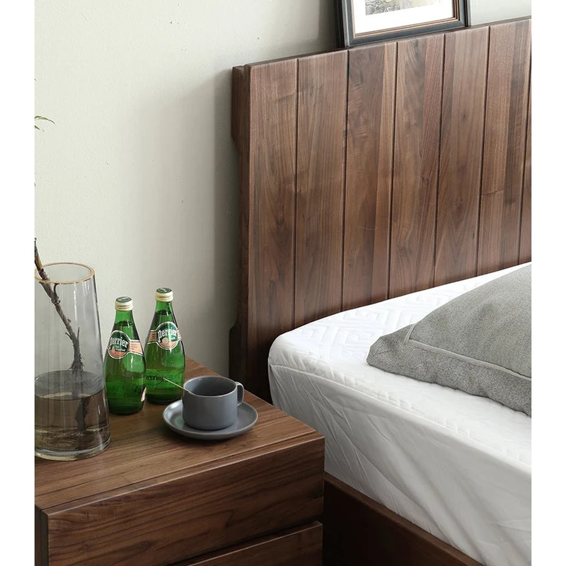 Sierra Big Hydraulic Bed Made of Black Walnut Wood