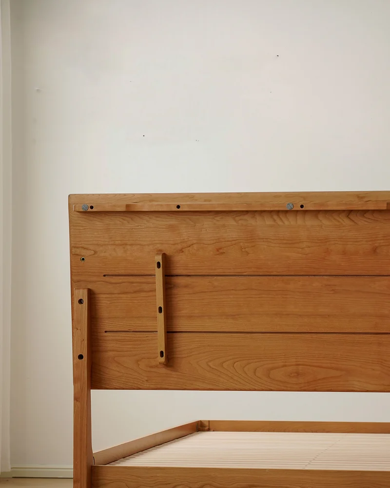 Eclipse Full Set Cherry Wood Bed Frame