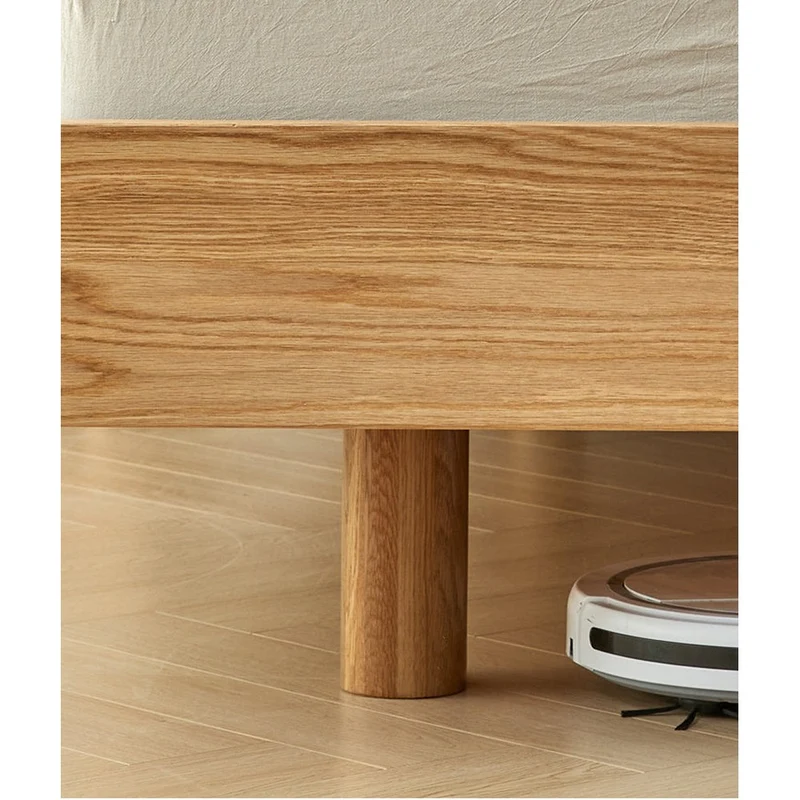 Atlas Loft King Size Solid Oak Wood Bed Frame