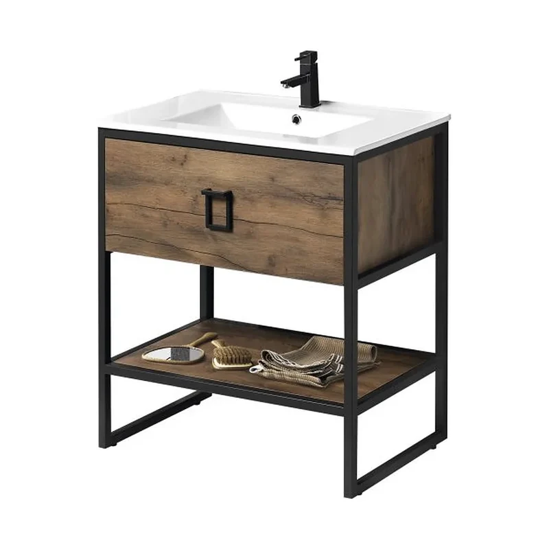 Lavabo de Baño Gorbea Fossil Natura Blanco
