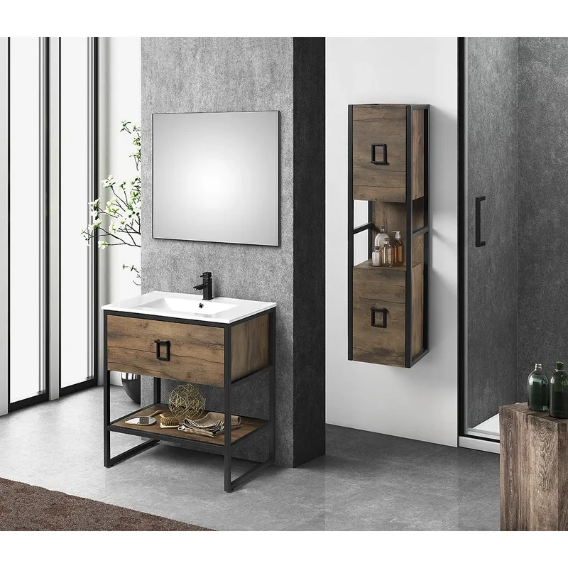 Lavabo de Baño Gorbea Fossil Natura Blanco