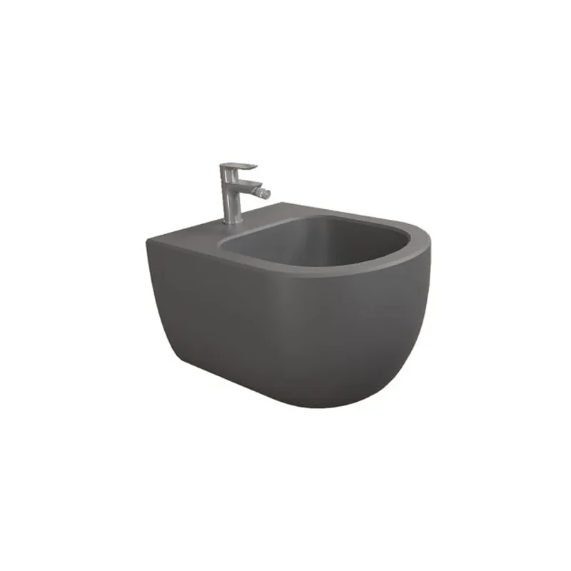 Bidé de Suelo Wayne Fossil Natura Negro Mate