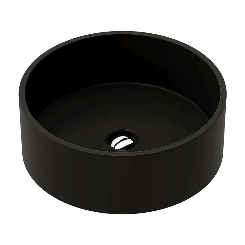 Lavabo Sobre Encimera Bowl Fossil Natura Blanco Mate