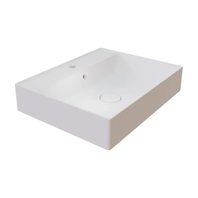 Lavabo Suspendido Dukan Fossil Natura Blanco Mate