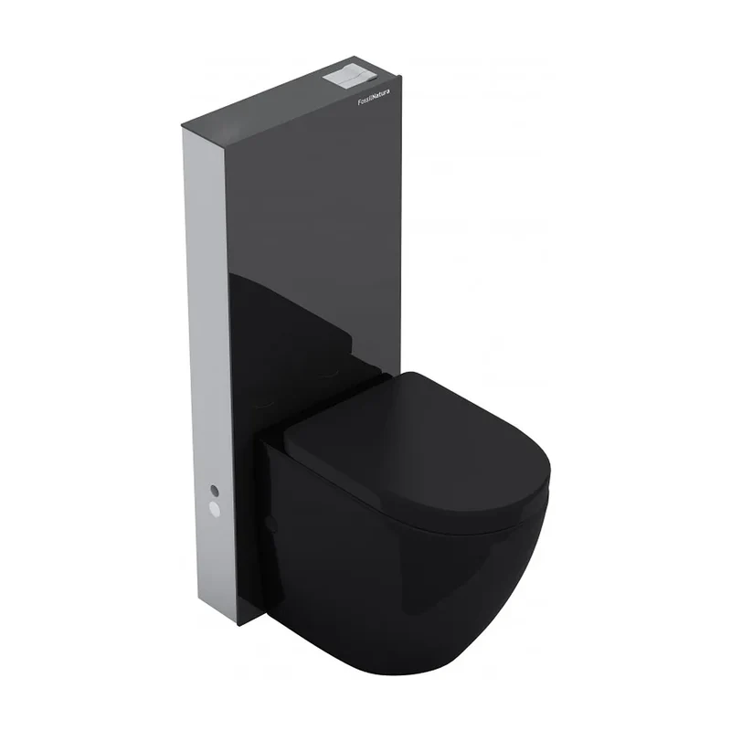 Inodoro Compacto de Suelo Empire Fossil Natura Negro
