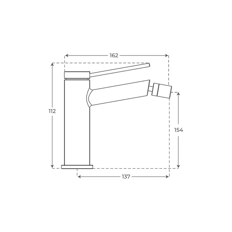 Grifo de Lavabo Monomando Otto Fossil Natura Cromado Brillo