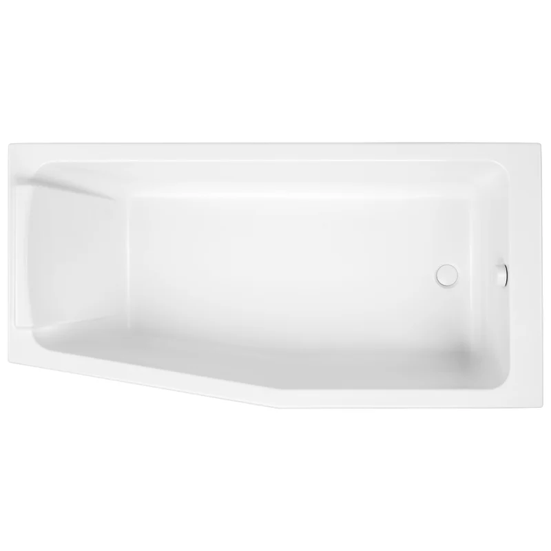 Bañera SOFÁ de Jacob Delafon | Asimétrica Encastrada 160/170 cm | Fondo Antideslizante