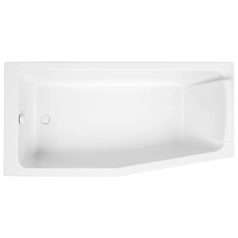 Bañera SOFÁ de Jacob Delafon | Asimétrica Encastrada 160/170 cm | Fondo Antideslizante