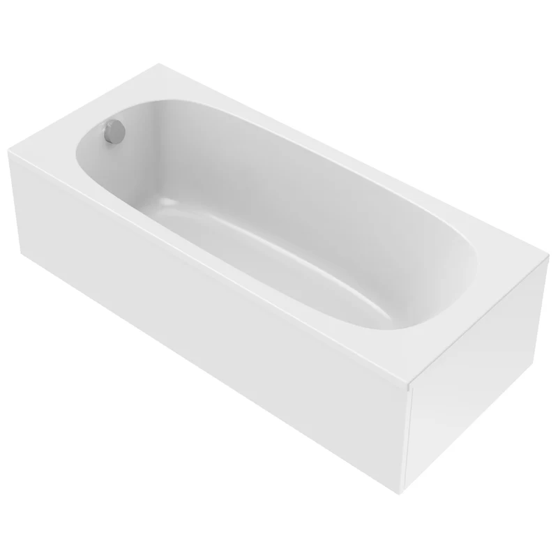 Bañera acrílica BASTILLE de Jacob Delafon | Diseño Orgánico Mate o Brillo | de 160 a 180 cm