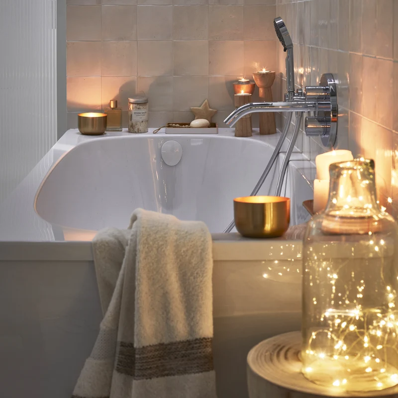 Bañera acrílica BASTILLE de Jacob Delafon | Diseño Orgánico Mate o Brillo | de 160 a 180 cm