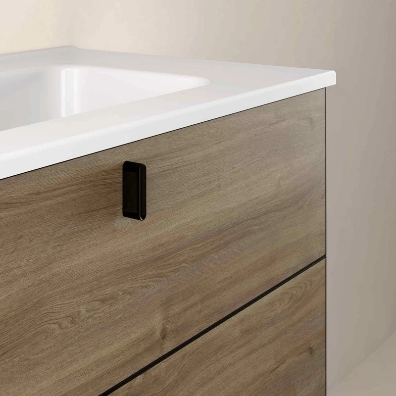 Mueble de baño WIN de Royo | Suspendido de 2 Cajones con Lavabo Integrado Enzo