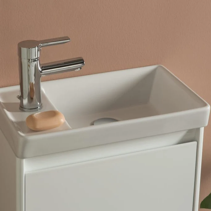 Conjunto mueble baño ENJOY Royo 45 cm | Fondo reducido 27,5 cm + Lavabo + Espejo