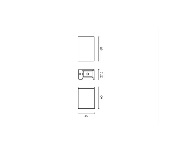 Conjunto mueble baño ENJOY Royo 45 cm | Fondo reducido 27,5 cm + Lavabo + Espejo