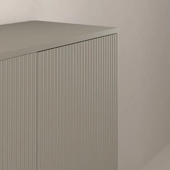 Mueble de baño BASSI de Royo con Encimera | Fondo Reducido de 1 Puerta con estante y toallero