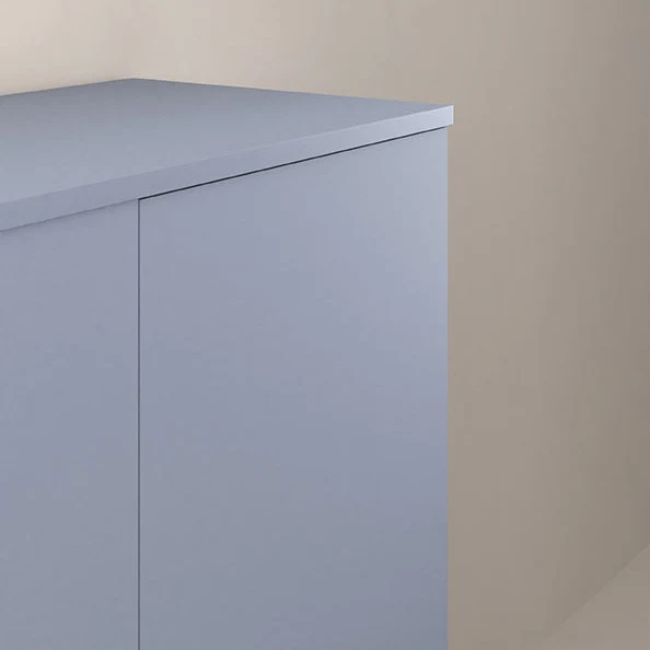 Mueble de baño BASSI de Royo con Encimera | Fondo Reducido de 1 Puerta con estante y toallero