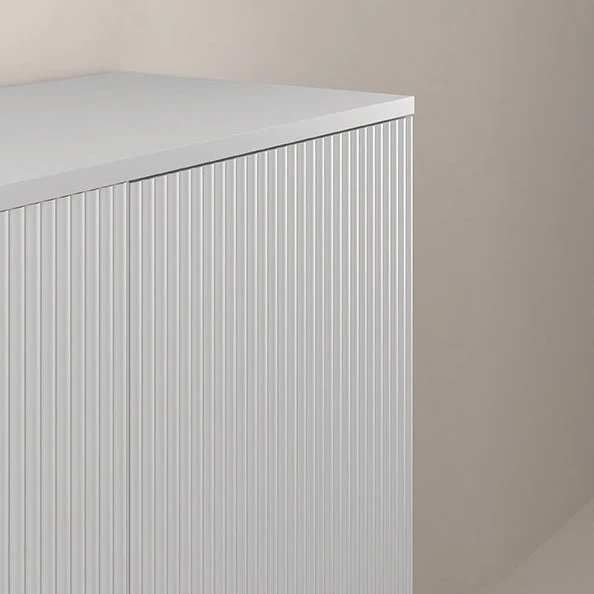 Mueble de baño BASSI de Royo con Encimera | Fondo Reducido de 1 Puerta con estante y toallero