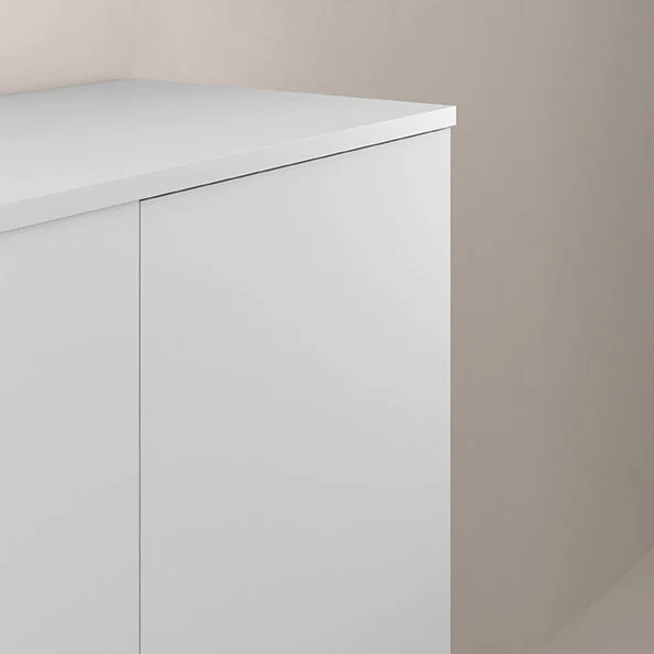Mueble de baño BASSI de Royo con Encimera | Fondo Reducido de 1 Puerta con estante y toallero