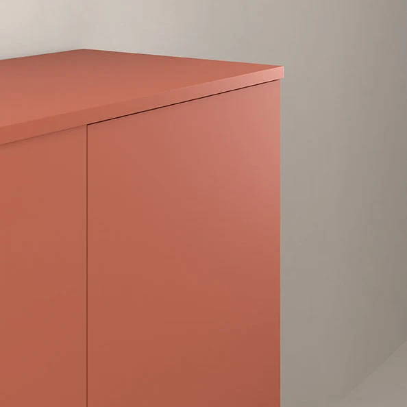 Mueble de baño BASSI de Royo con Encimera | Fondo Reducido de 1 Puerta con estante y toallero