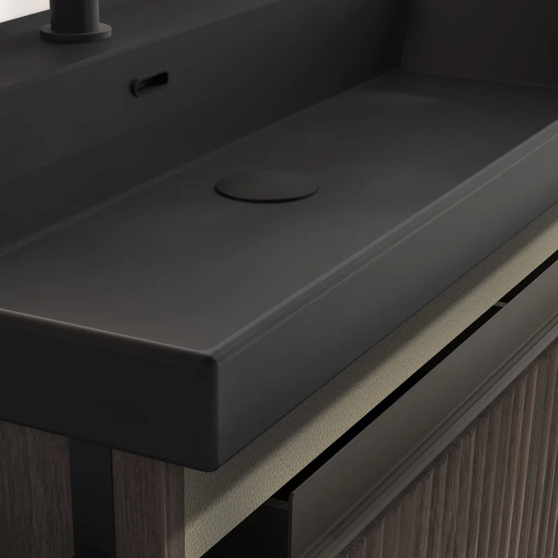 Conjunto Mueble de Baño VORA de Royo | Suspendido 1 Cajón + Lavabo Cerámico Cairo