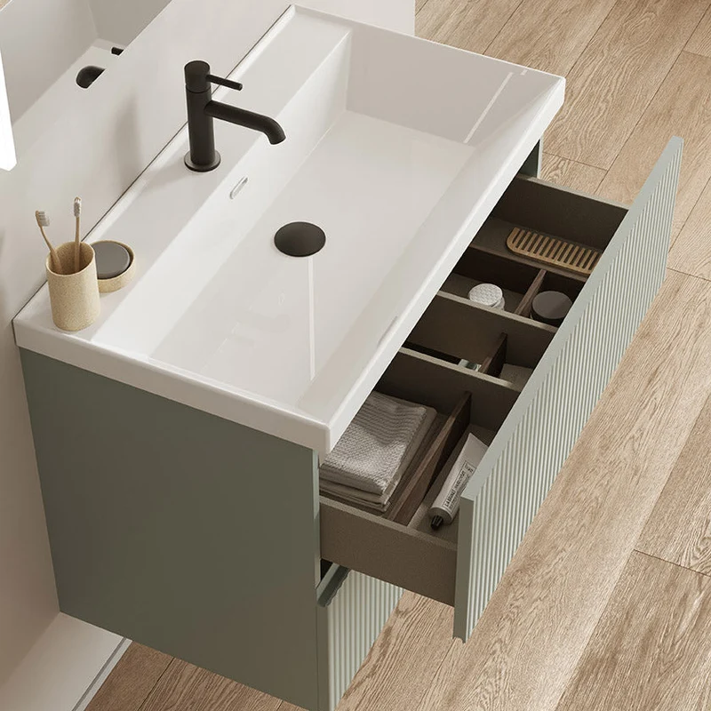 Conjunto Mueble de Baño VORA de Royo | Suspendido 1 Cajón + Lavabo Cerámico Cairo