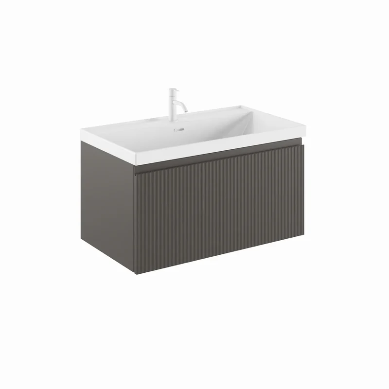 Conjunto Mueble de Baño VORA de Royo | Suspendido 1 Cajón + Lavabo Cerámico Cairo