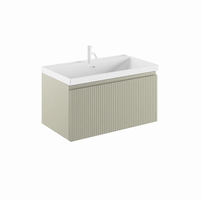Conjunto Mueble de Baño VORA de Royo | Suspendido 1 Cajón + Lavabo Cerámico Cairo