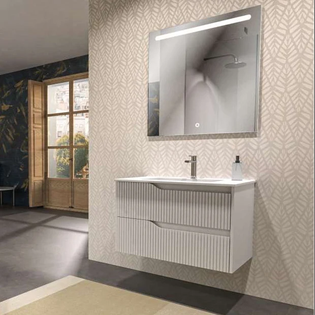 Mueble de Baño Suspendido SOHO Neutrum | 2 Cajones | Cierre Suave | 4 acabados