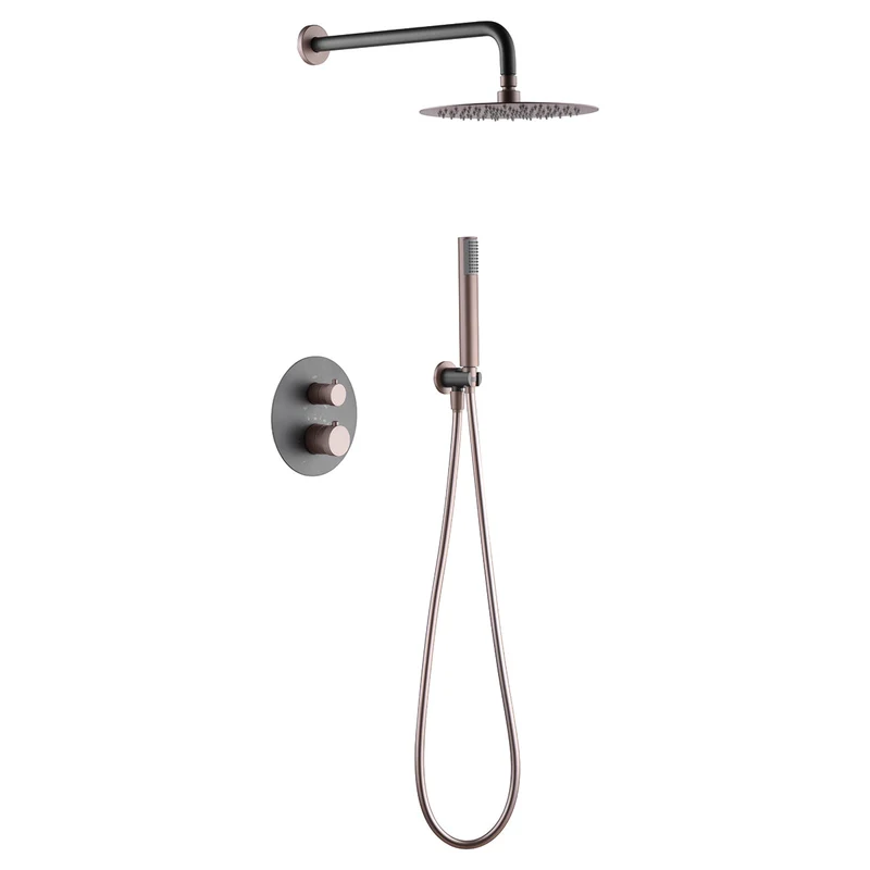Conjunto Ducha Termostático Empotrado Line GTD038 de Imex — TURN CLEAN SYSTEM en 7 Acabados