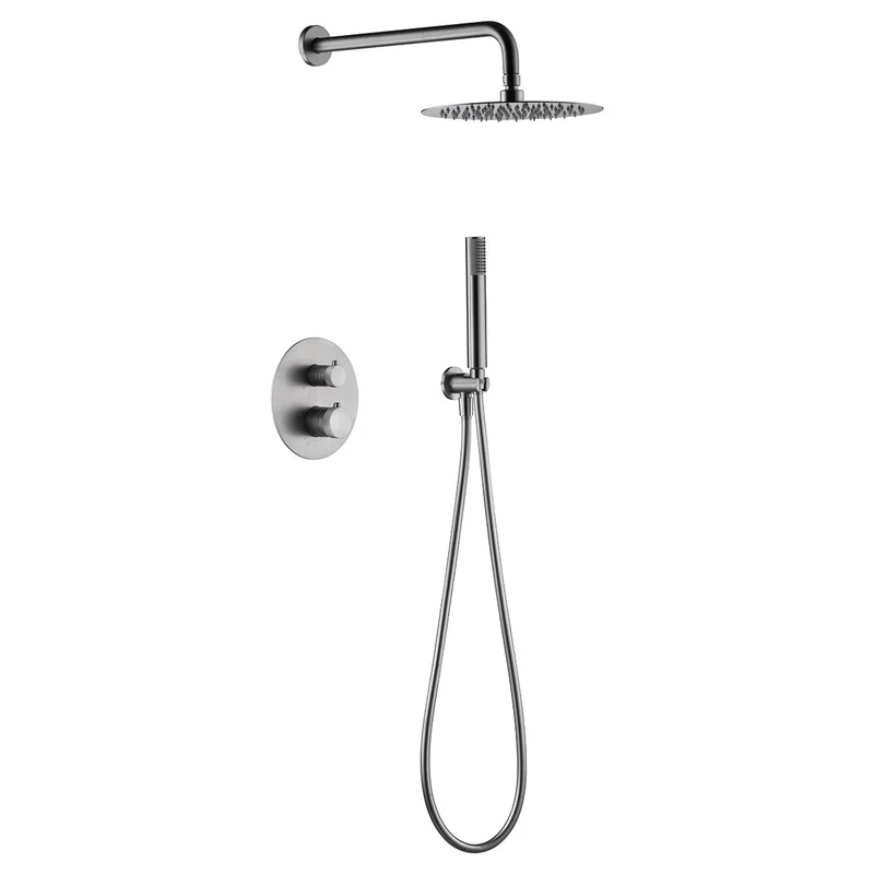 Conjunto Ducha Termostático Empotrado Line GTD038 de Imex — TURN CLEAN SYSTEM en 7 Acabados