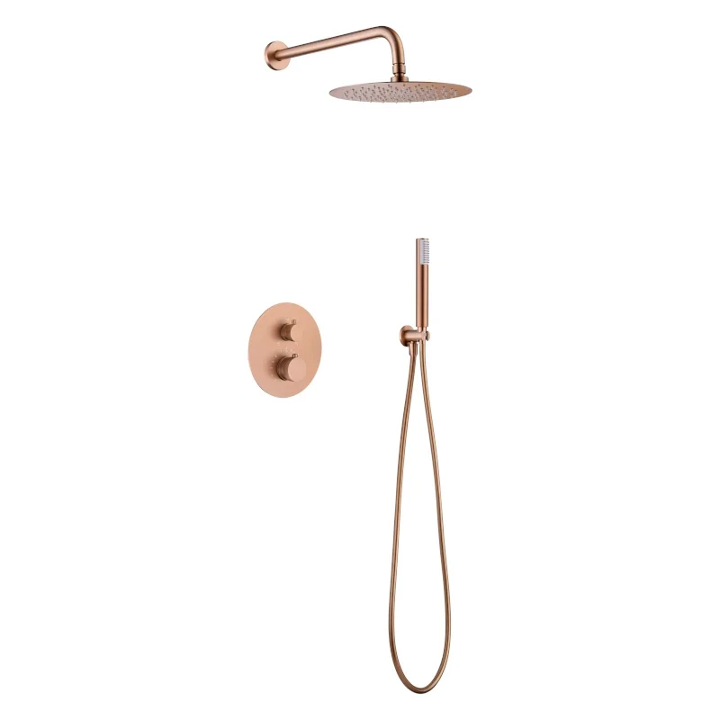 Conjunto Ducha Termostático Empotrado Line GTD038 de Imex — TURN CLEAN SYSTEM en 7 Acabados